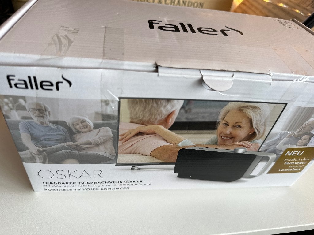 Faller Oskar draagbare tv-spraakversterker, Overige merken, Soundbar, Ophalen of Verzenden, Zo goed als nieuw