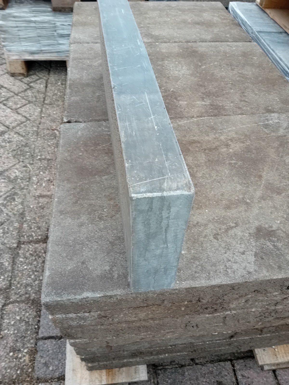 Hardsteen 62x20x6 cm, Ophalen, Gebruikt, Natuursteen, Terrastegels