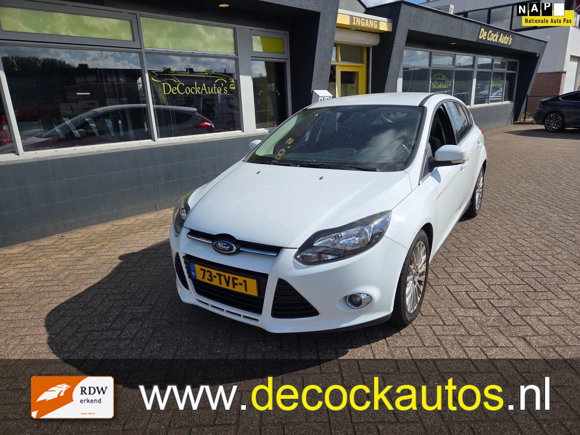 Ford Focus 1.0 EcoBoost Titanium (consignatie verkoop), Auto's, Euro 5, 101 pk, Gebruikt, 635 kg