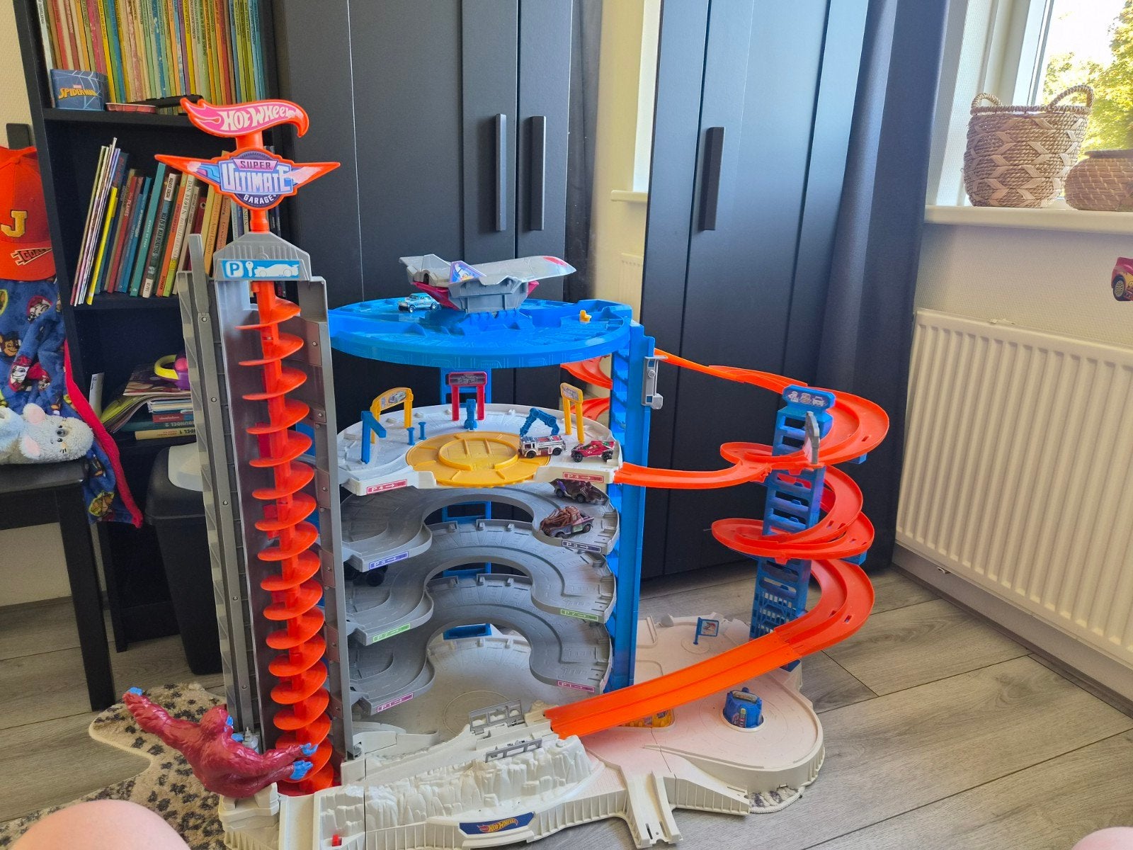 Hot Wheels Super Ultimate Garage met Gorilla, Ophalen, Gebruikt