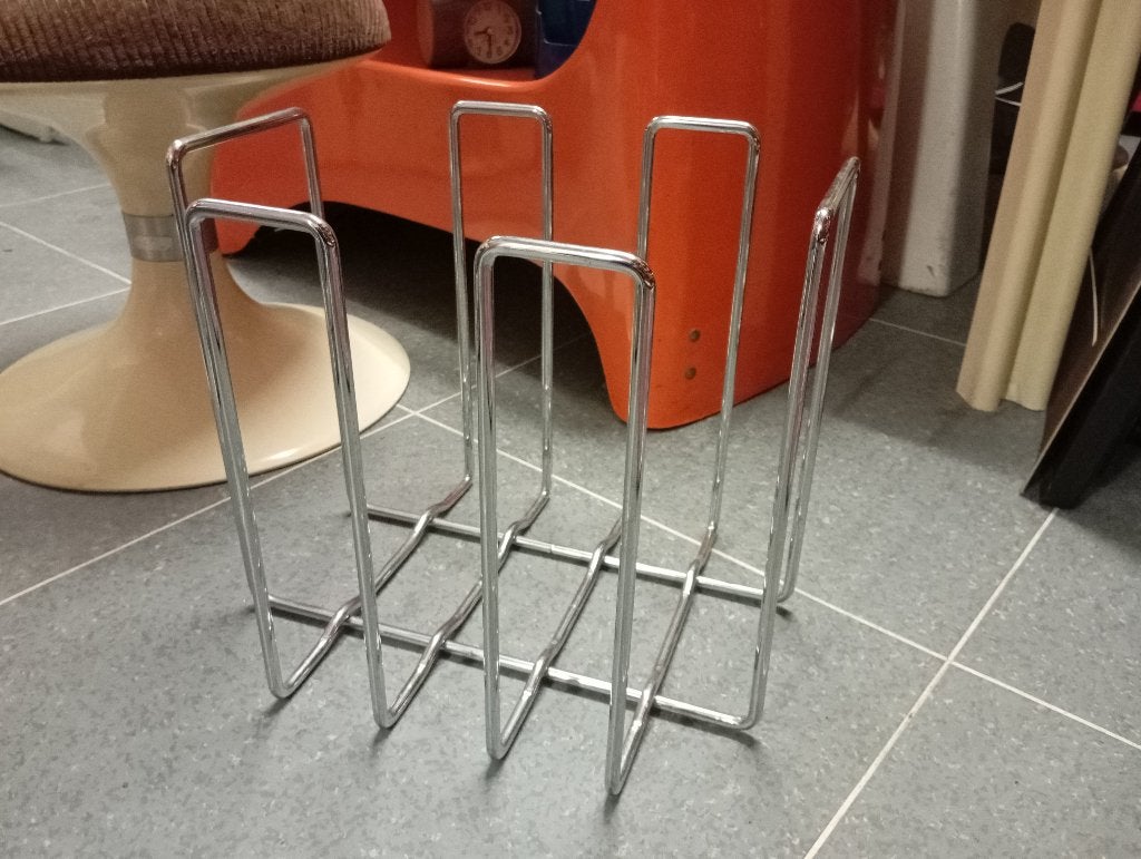 lektuurhouder metaal jaren 70 retro design, Huis en Inrichting, Gebruikt, ?, ?, ?