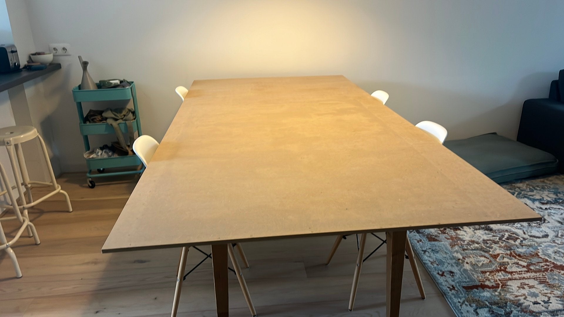 MDF plaat 122x244 cm, 9mm dik, Ophalen, Minder dan 25 mm, Overige typen, Zo goed als nieuw