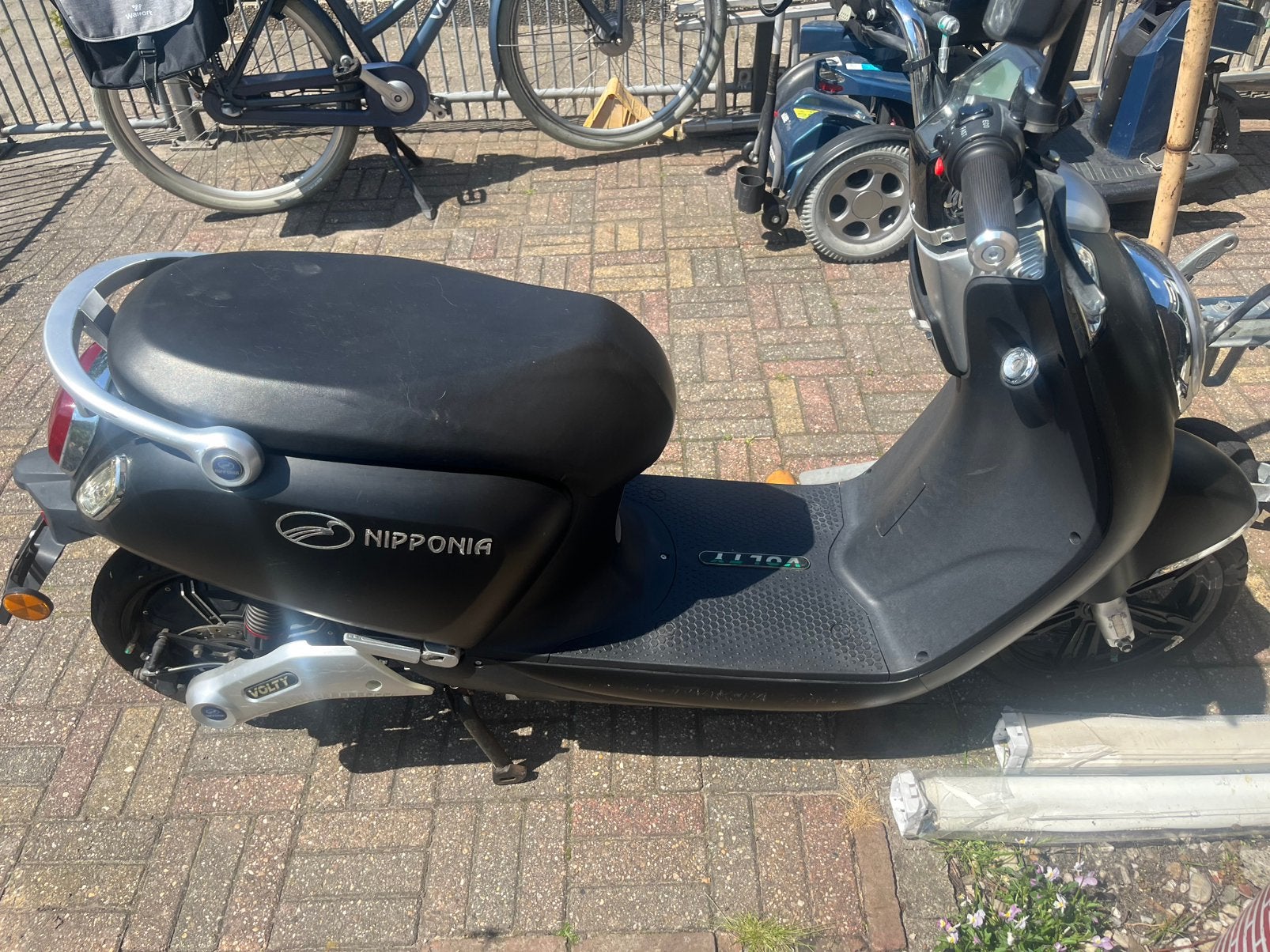 Nipponia Volty elektrische scooter - Zo goed als nieuw, Ophalen, Zo goed als nieuw, Maximaal 25 km/u, Elektrisch