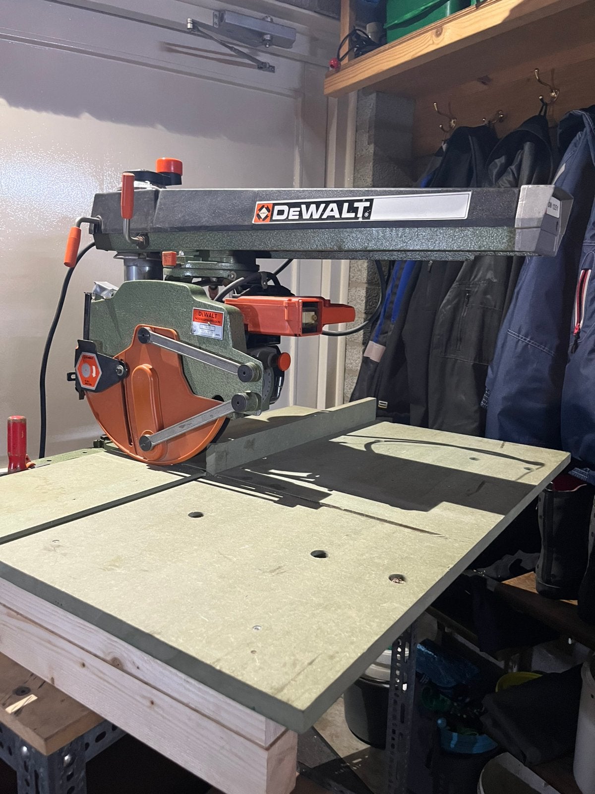 DeWalt afkortzaag DW 1251, Doe-het-zelf en Verbouw, Gereedschap | Zaagmachines, Ophalen, Gebruikt, 70 mm of meer, Afkortzaag