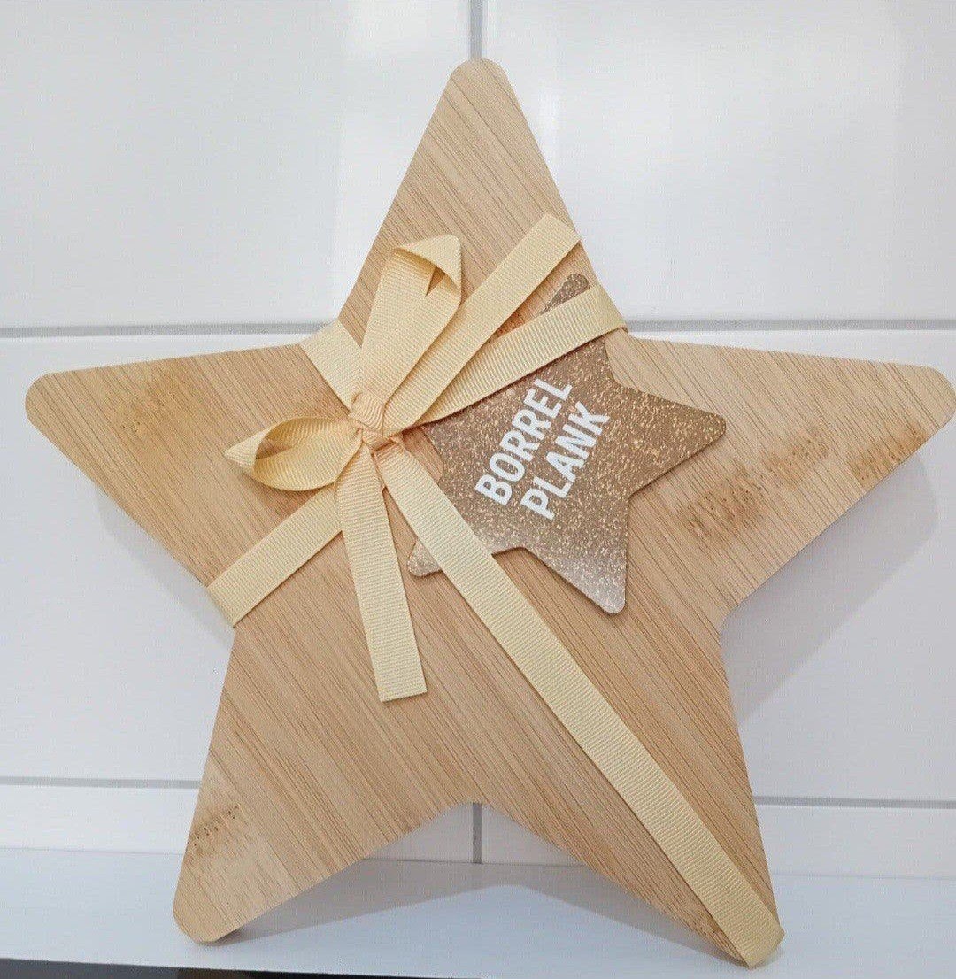 Borrelplank Hout Ster ( 26 x 26 x 2 cm ) Nieuw, Ophalen, Nieuw