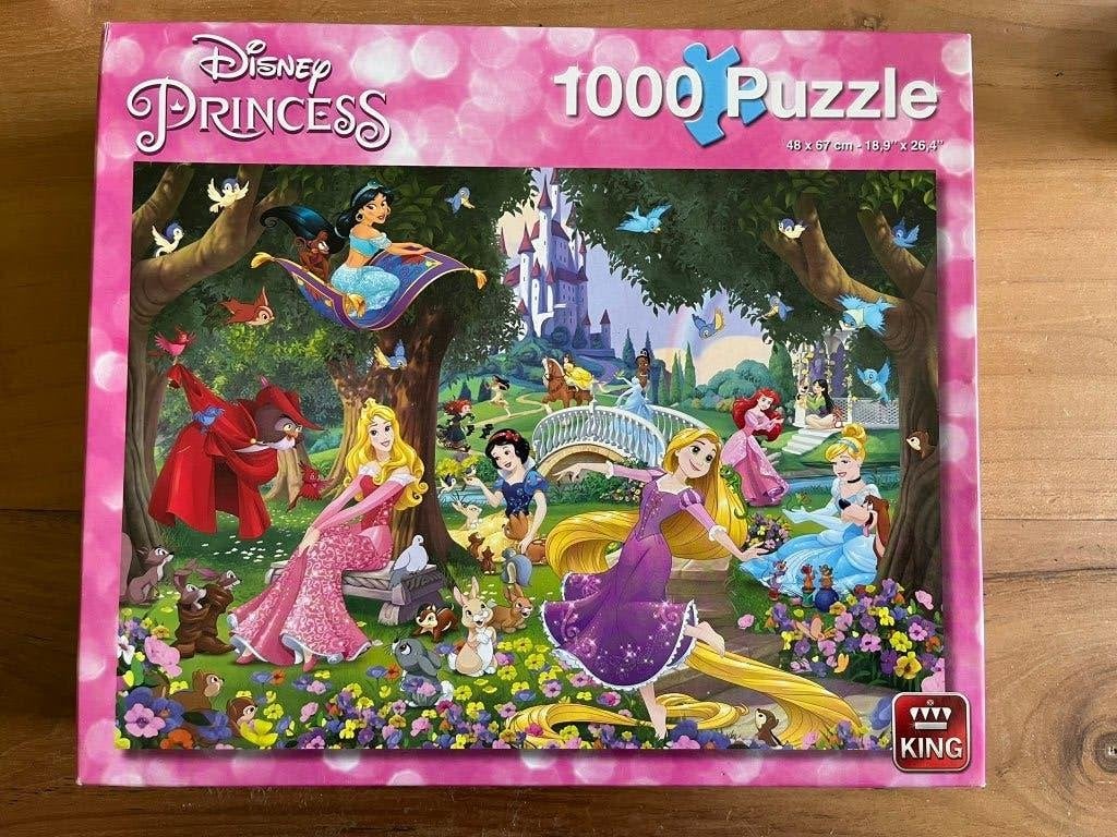 Disney Princess puzzel 1000 stukjes, Ophalen of Verzenden, Meer dan 50 stukjes, Zo goed als nieuw, 6 jaar of ouder