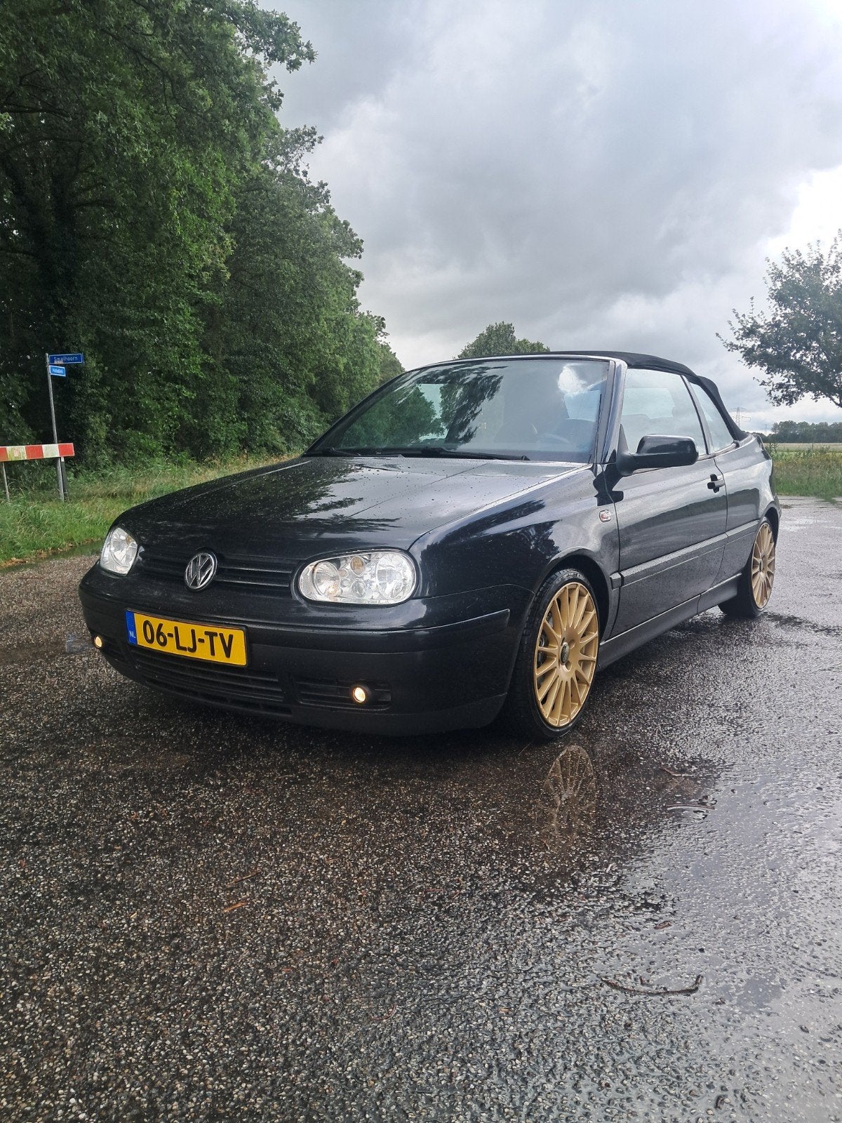Mooie golf 3.5 cabrio, Voorwielaandrijving, Zwart, 4 cilinders, Cabriolet