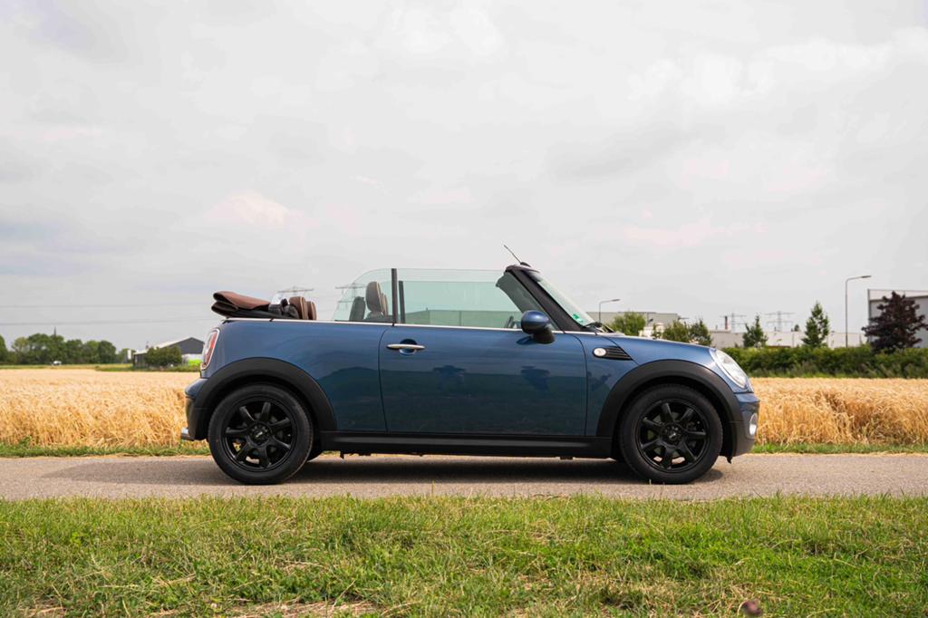 Mini Cabrio 1.6 120pk 2009 Blauw, Auto's, Mini, Particulier, Cabrio, ABS, Adaptive Cruise Control, Airbags, Airconditioning, Alarm