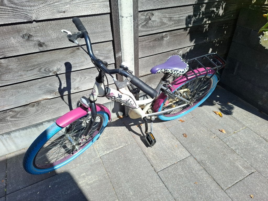 LOEKI Fiets 22 inch, Fietsen en Brommers, Fietsen | Meisjes, Ophalen, Terugtraprem, 22 inch, Gebruikt