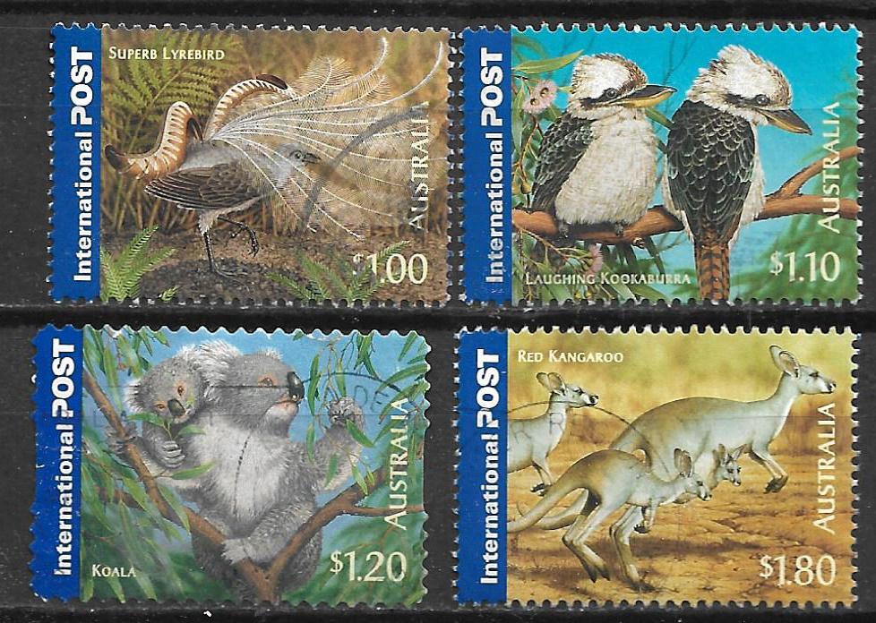 Australie 2005 Bush wildlife liervogel lachvogel koala kango, Verzenden, Gestempeld