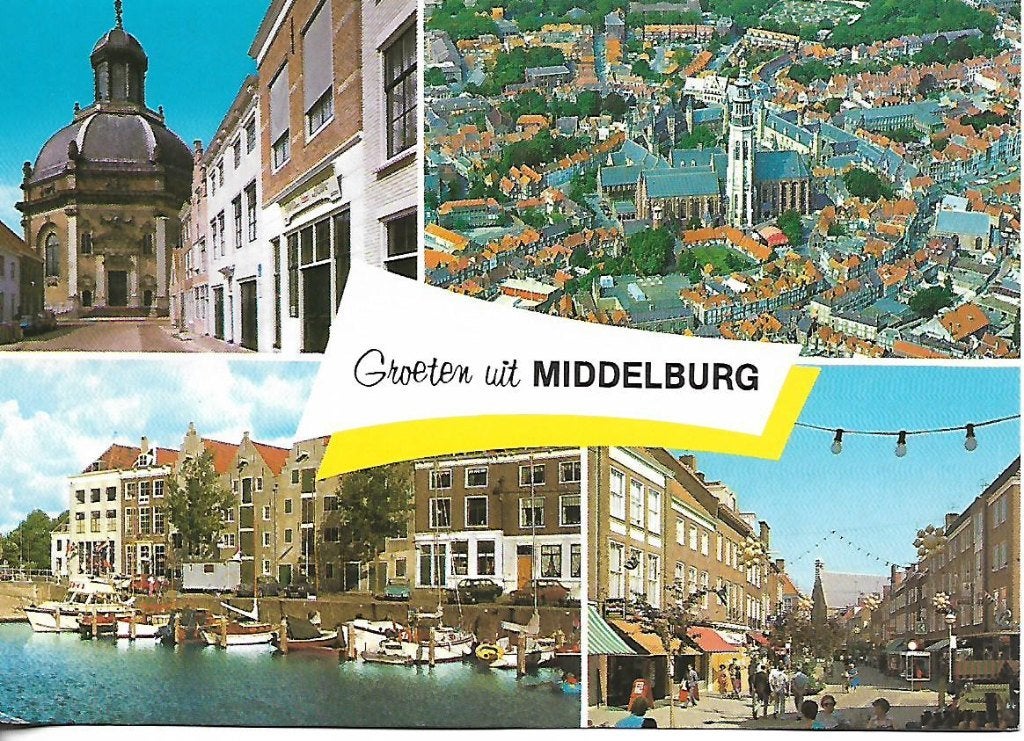 Middelburg- -4-luik., Verzenden, 1980 tot heden, Gelopen, Zeeland