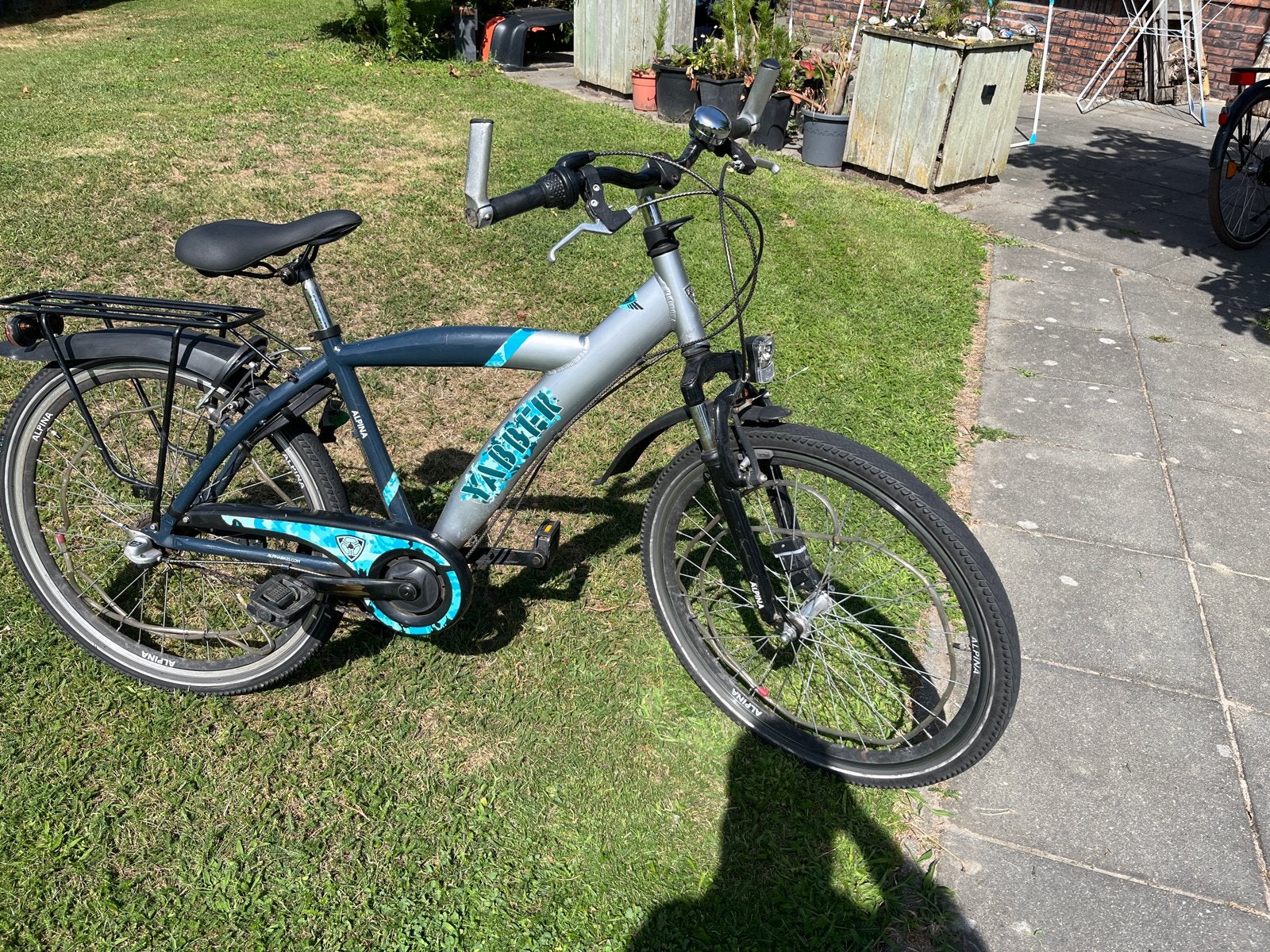 Alpina Jabber Jongensfiets 26inch frame 43 cm, Ophalen, Gebruikt, Velgrem, Versnellingen