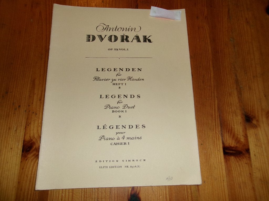 Antonin Dvorak 2, Gebruikt, Klassiek, Ophalen of Verzenden, Piano