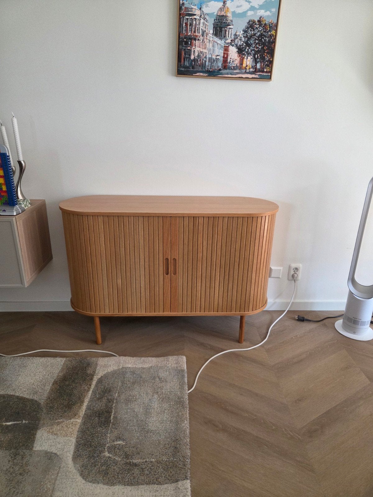 Jysk Lyngvig dressoir, Ophalen, 100 tot 150 cm, Modern, Scandinavisch, Zo goed als nieuw