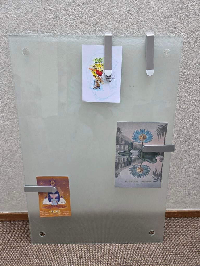 IKEA KLUDD glazen bord - Zo goed als nieuw, Ophalen, Zo goed als nieuw, Overige typen