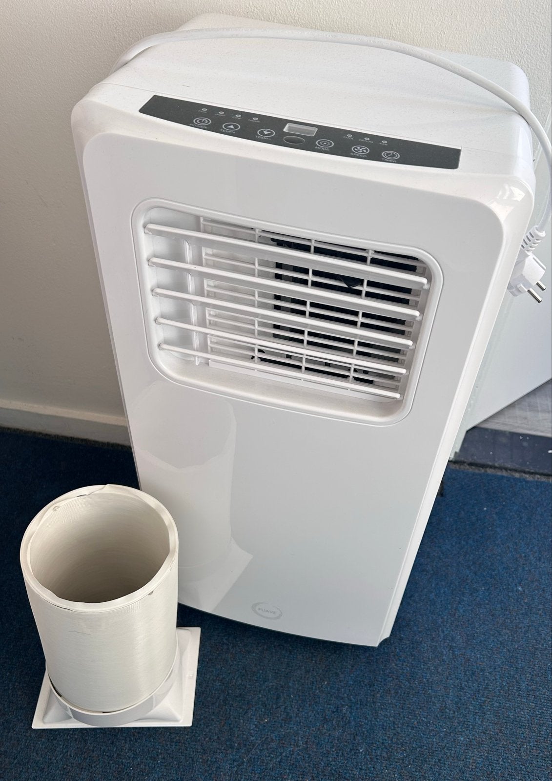 Fuave Mobiele Airco ACB07K01 - Koelen en Ontvochtigen, Ophalen, Minder dan 60 m³, Timer, 3 snelheden of meer