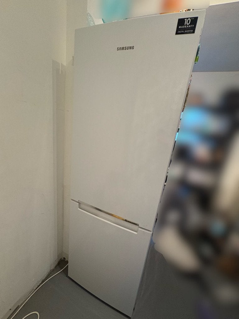 zeer schone koelkast samsung, Ophalen, 200 liter of meer, 60 cm of meer, Met aparte vriezer