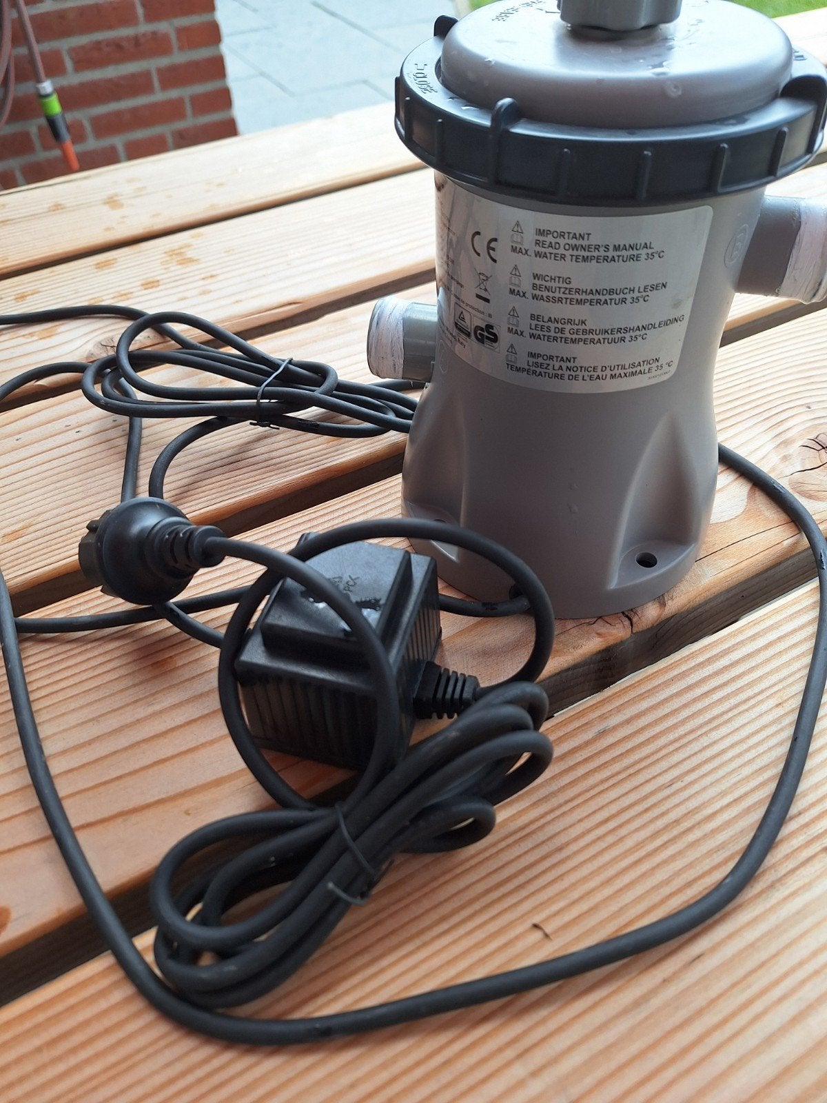 Zwembadpomp, Tuin en Terras, Ophalen of Verzenden, Gebruikt
