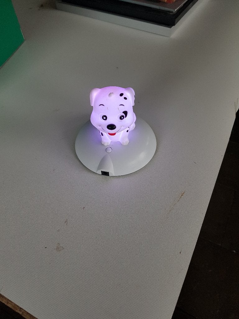 nachtlampje met meerdere kleuren., Kinderen en Baby's, Ophalen of Verzenden, Zo goed als nieuw, Lamp