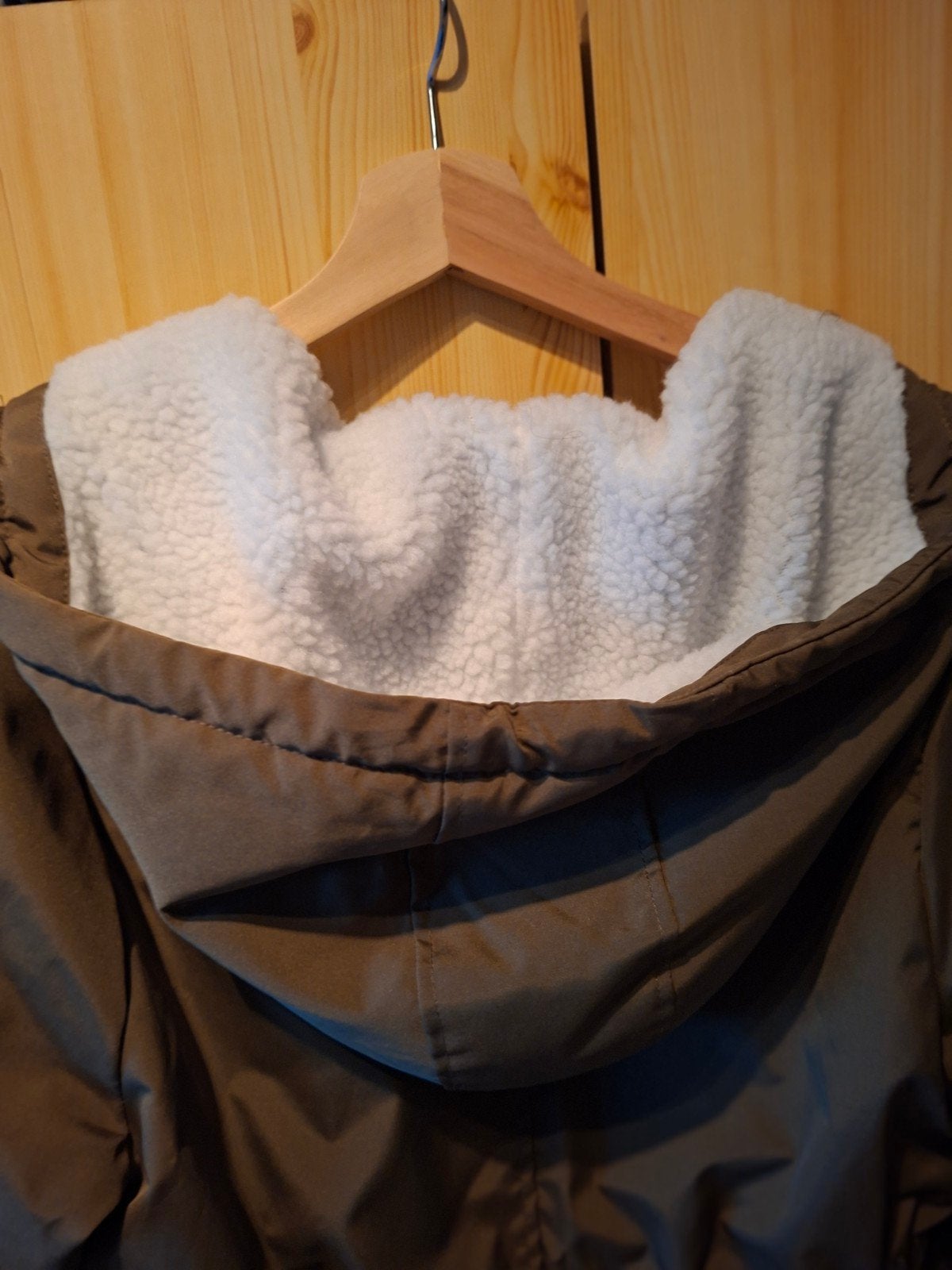 Warme nieuwe winterjas met teddy voering ., Ophalen of Verzenden, Nieuw, Groen