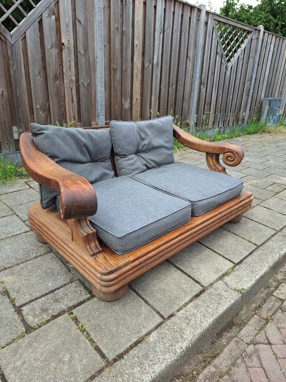 Ouderwetse loungebank., Tuin en Terras, Ophalen of Verzenden, Bank