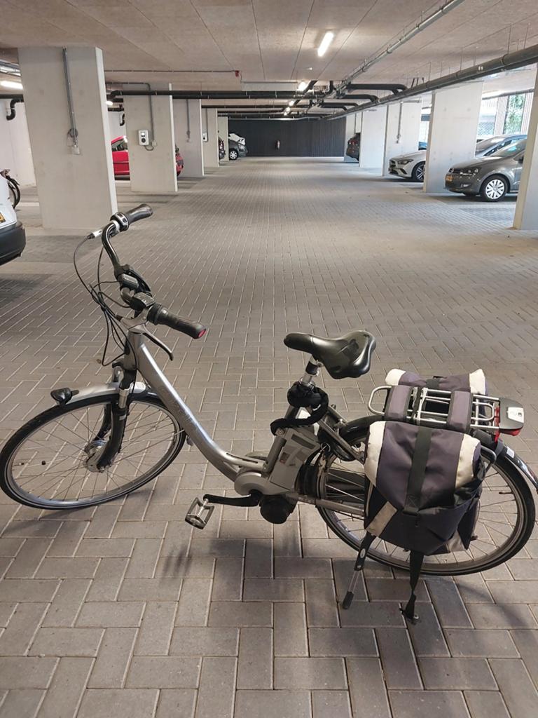 Gazelle Impulse elektrische fiets met zitbuisaccu, Ophalen