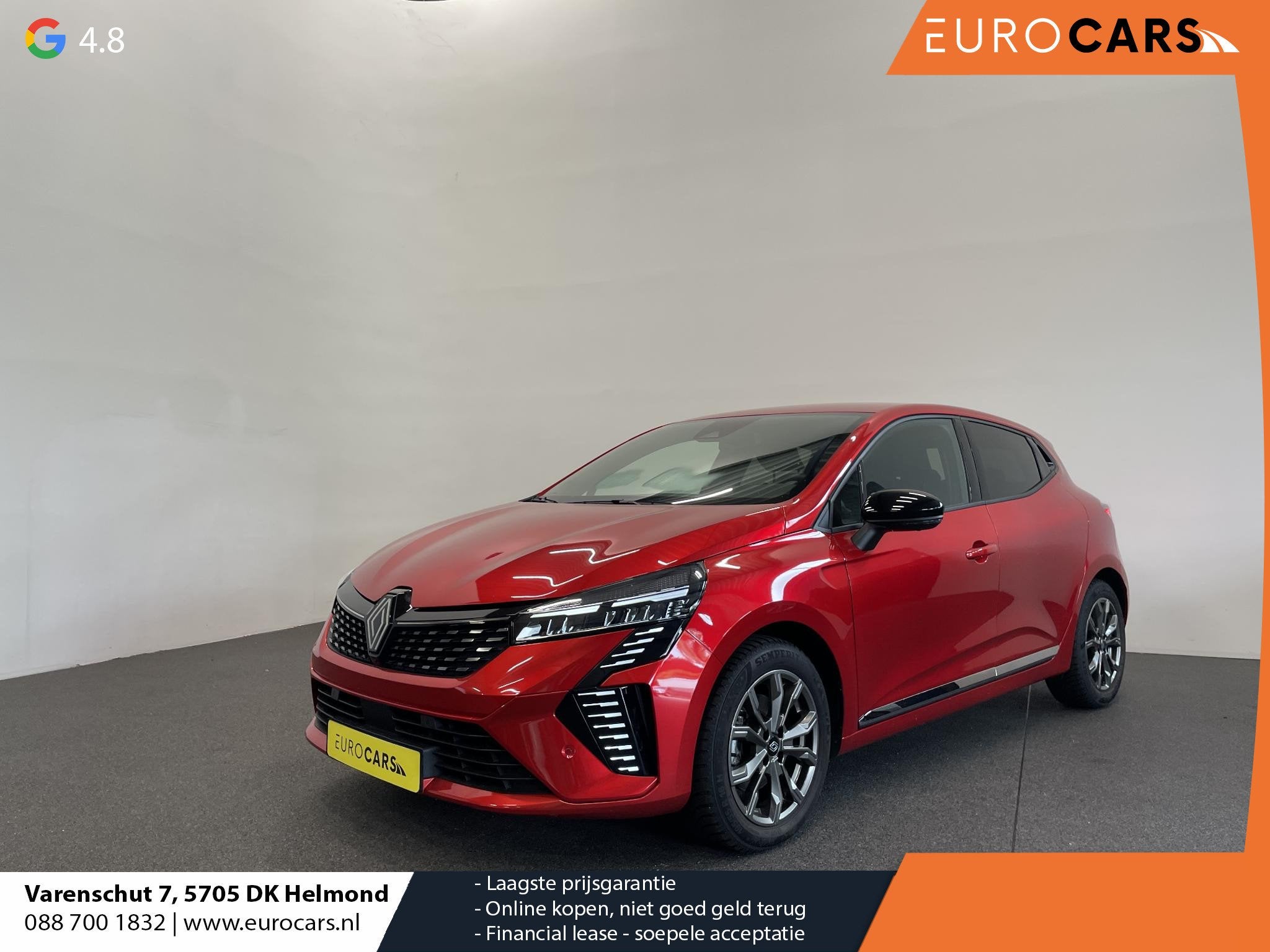 Renault Clio 1.6 E-Tech Full Hybrid Aut. 145pk Techno 360 Ca, Auto's, Dealer onderhouden, Stof, Gebruikt, Zwart