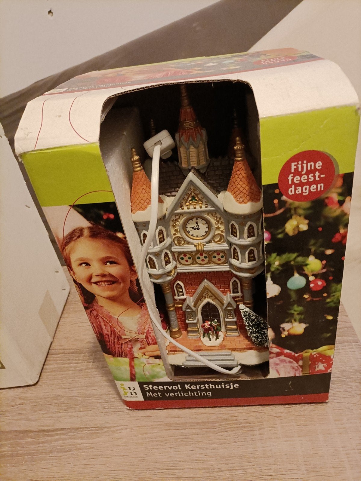 kerst huisjes, Ophalen