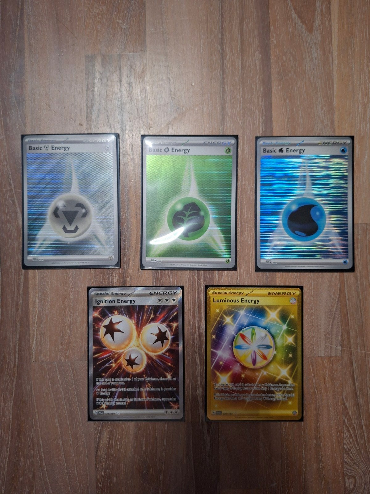 Set van 5 Pokémon Energy kaarten., Ophalen of Verzenden, Zo goed als nieuw, Meerdere kaarten