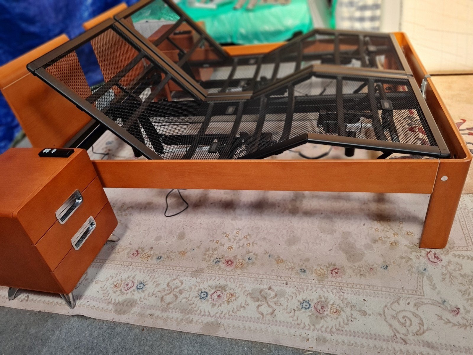 2X VOL ELEKTRISCHE AUPING SMART BASE 2M BODEMS 2X 70-200, Eenpersoons, Verzenden, ., Akbedden