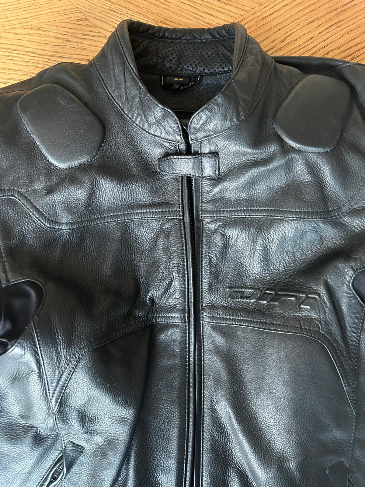 Difi Leren Heren Motorjas maat 52 zgan, Ophalen of Verzenden, Tweedehands, Heren, Jas | leer