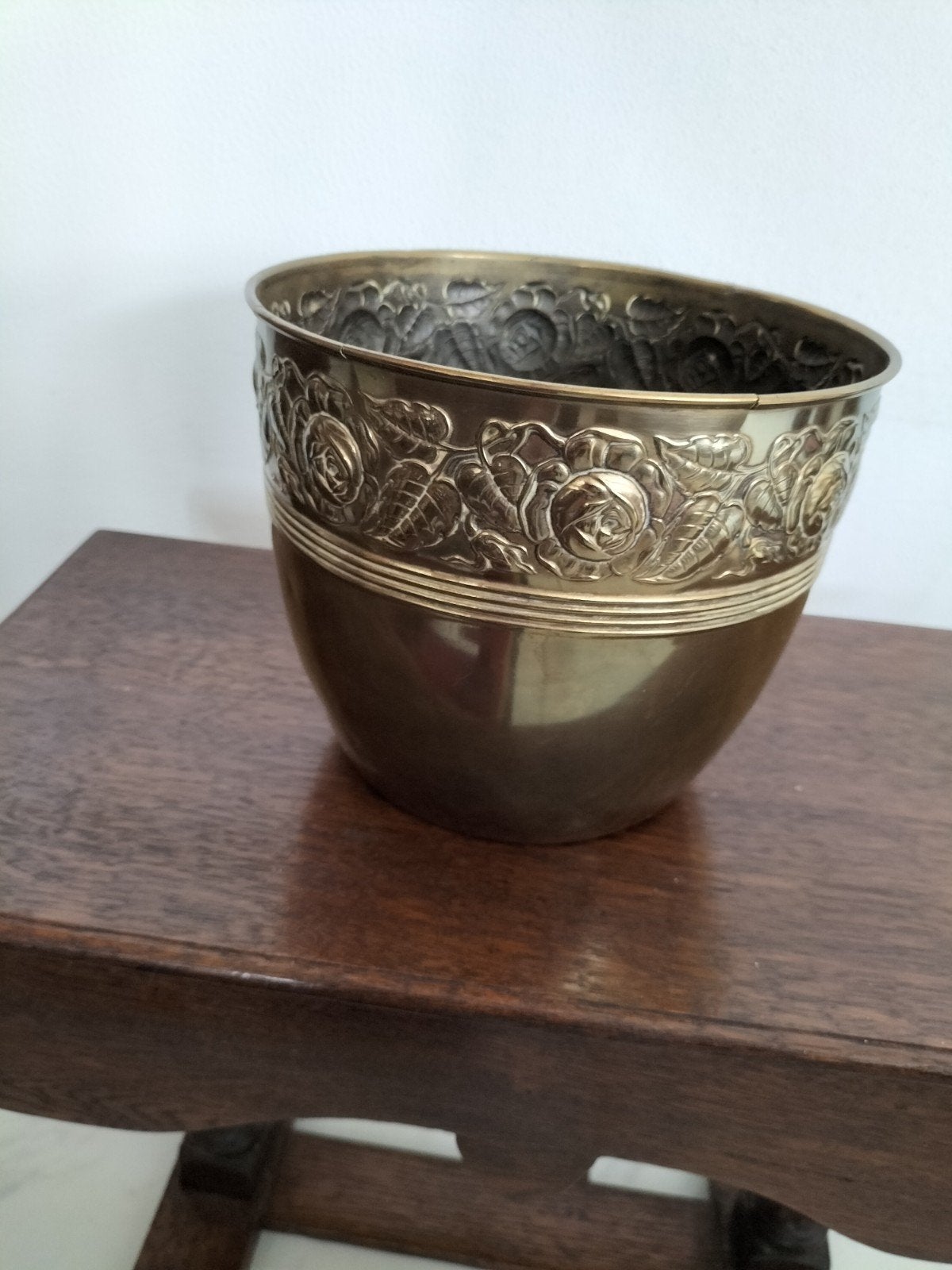 2 koperen bloempotten, Antiek en Kunst, Antiek | Koper en Brons, Ophalen