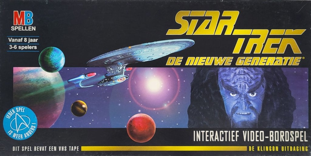 Star Trek The Next Generation - Interactive Board Game - MB, Hobby en Vrije tijd, MB Spellen, Verzenden, Zo goed als nieuw, Drie of vier spelers