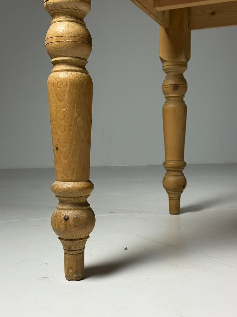 Grenen eettafel werktafel landelijk, Ophalen