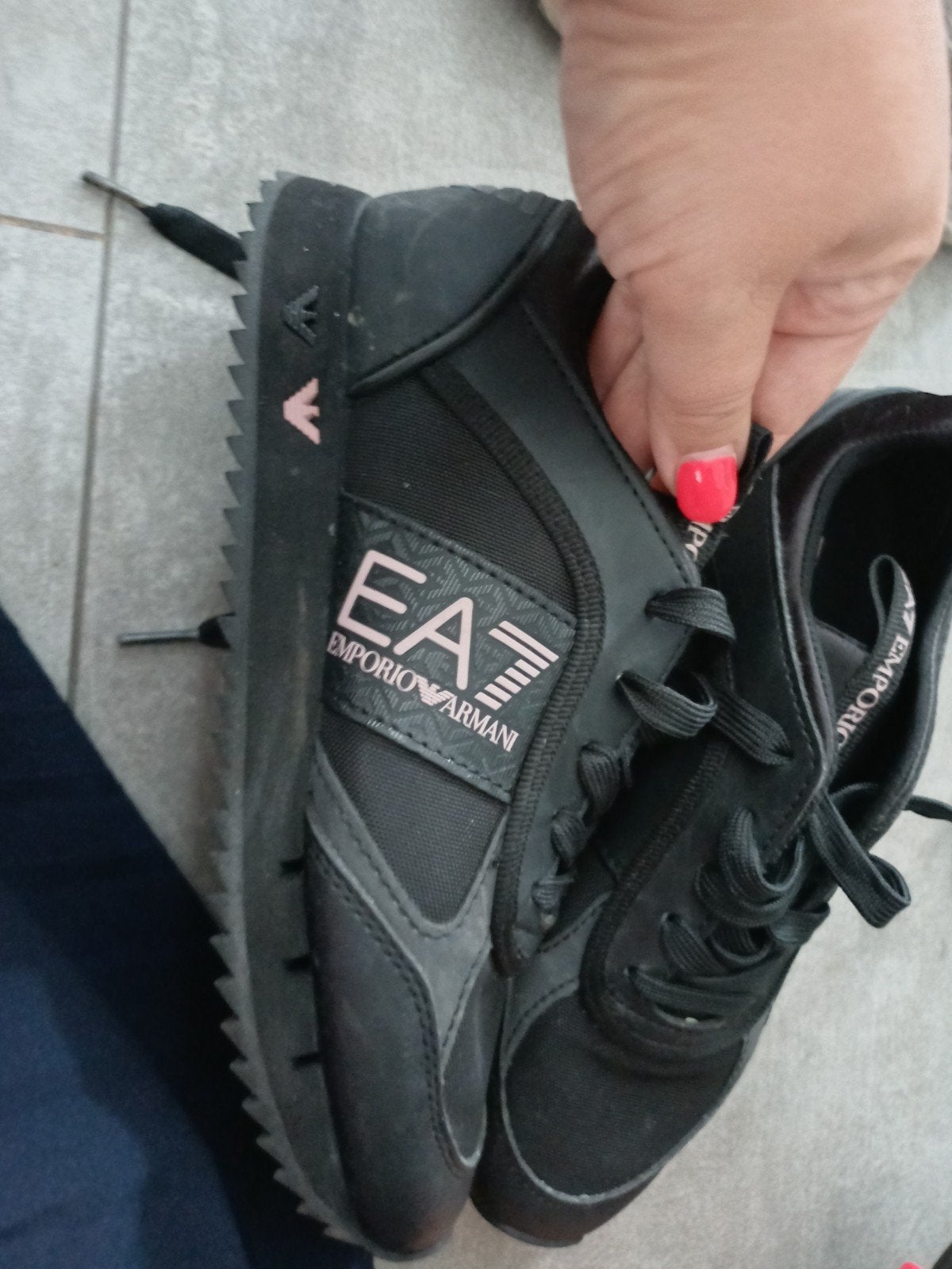 Emporio Armani EA7 Dames Sneakers Maat 36 Zwart, Emporio Armani EA7, Zwart, Ophalen of Verzenden, Sneakers of Gympen