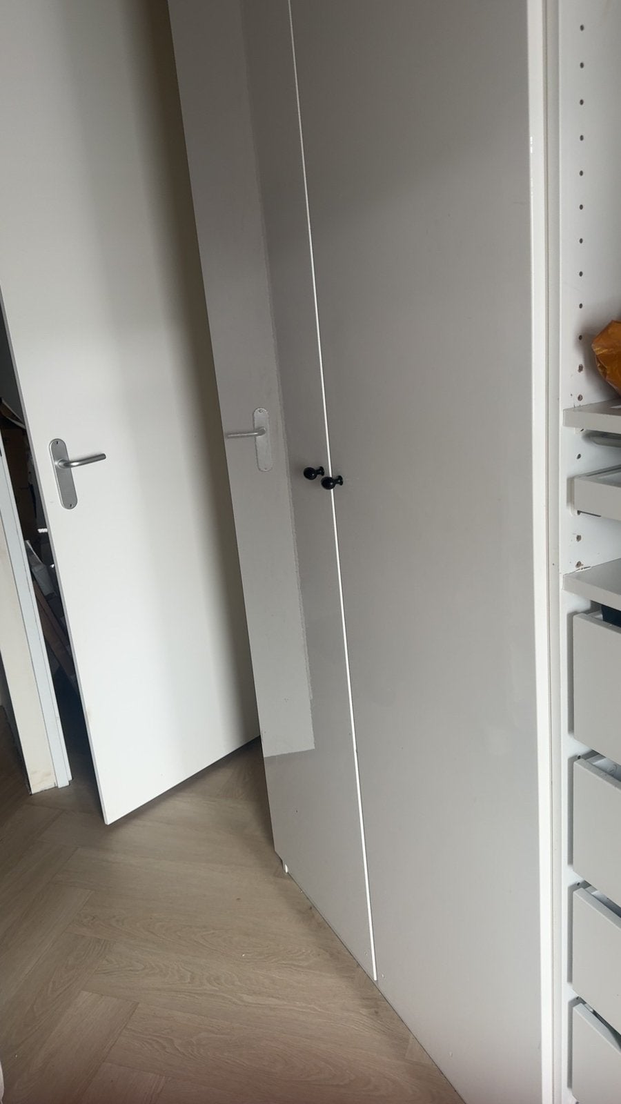 5 pax kast ikea deuren tekoop 50x229 wit hoogglans, Ophalen, Gebruikt, 200 cm of meer, 50 tot 100 cm