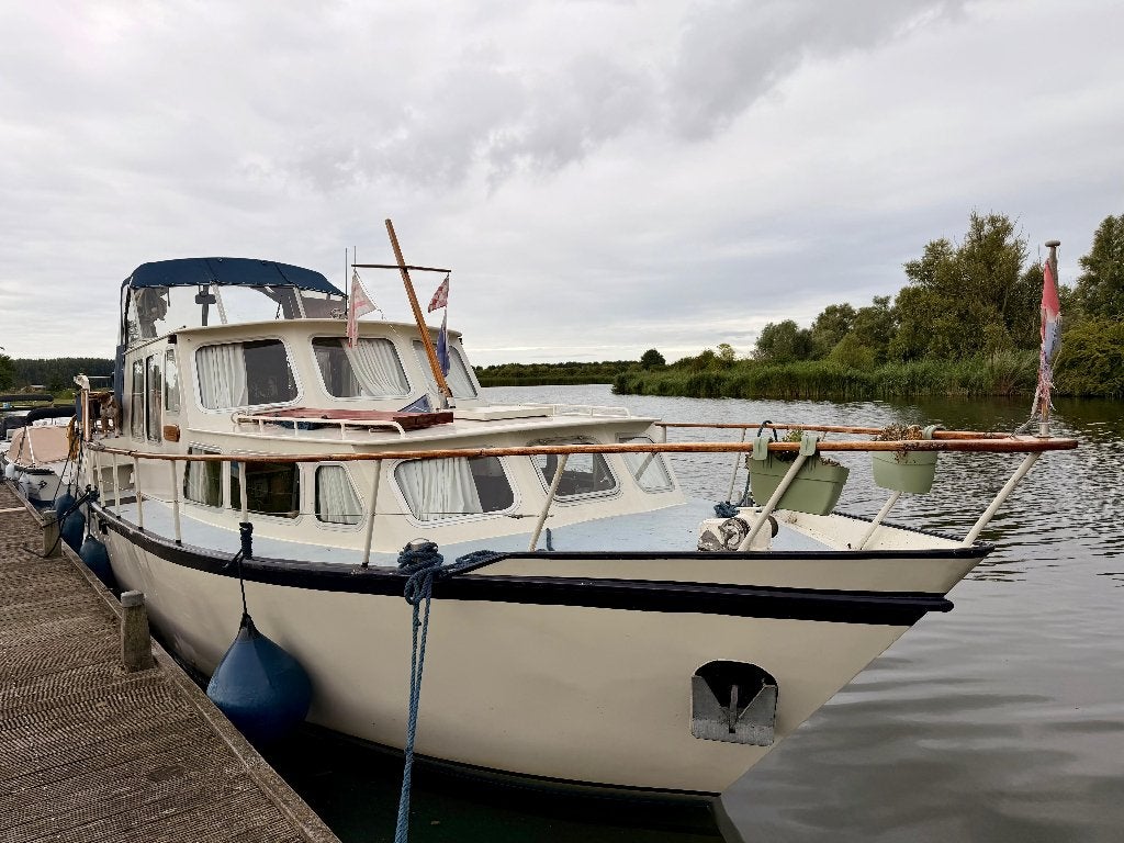 Fijne Lemstra Kruiser (11,60, DAF 575) met boegschroef, Watersport en Boten, Overige merken, Gebruikt, Diesel, Kruiser