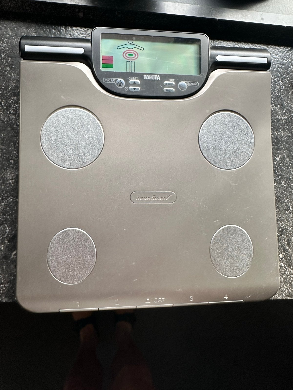 Tanita Innerscan Personenweegschaal - Lichaamsanalyse, Ophalen, Gebruikt, 100 kg of meer, Digitaal