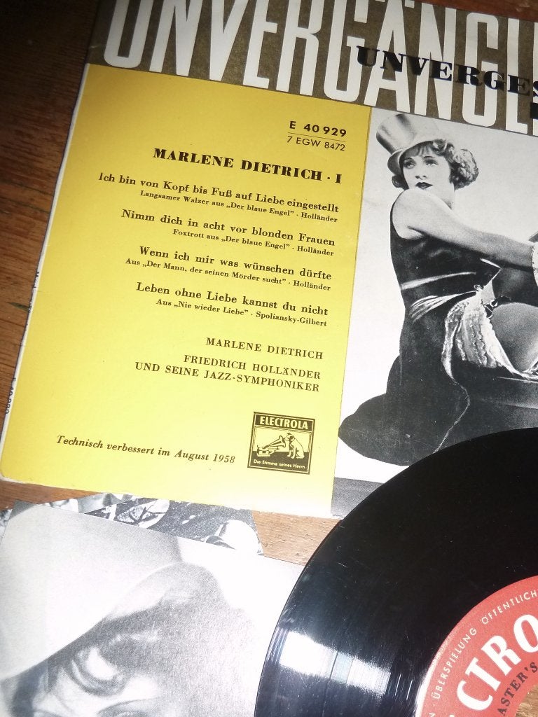 EP Marlene Dietrich – Unverganglich - Unvergessen, Folge 69, Gebruikt, Ophalen of Verzenden, EP, Pop