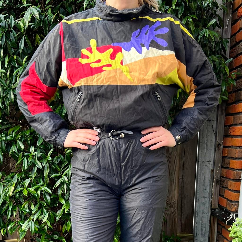 Vintage Retro Skipak (S), Kleding | Heren, Wintersportkleding, Gedragen, Pak, Maat 46 (S) of kleiner, Ophalen of Verzenden