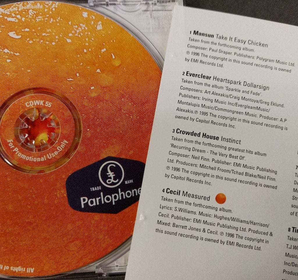 Queen Crowded House PROMO CD SAMPLER Engeland 1996, Speciale editie, Zo goed als nieuw, Album, Verzenden