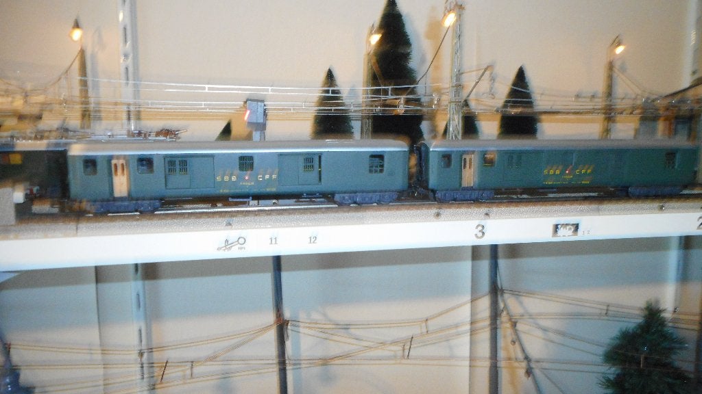 HAG 410 Zwitserse SBB bagage  wagon met 4 schuifdeuren; ovp, Overige merken, Wisselstroom, Ophalen of Verzenden, Nieuw