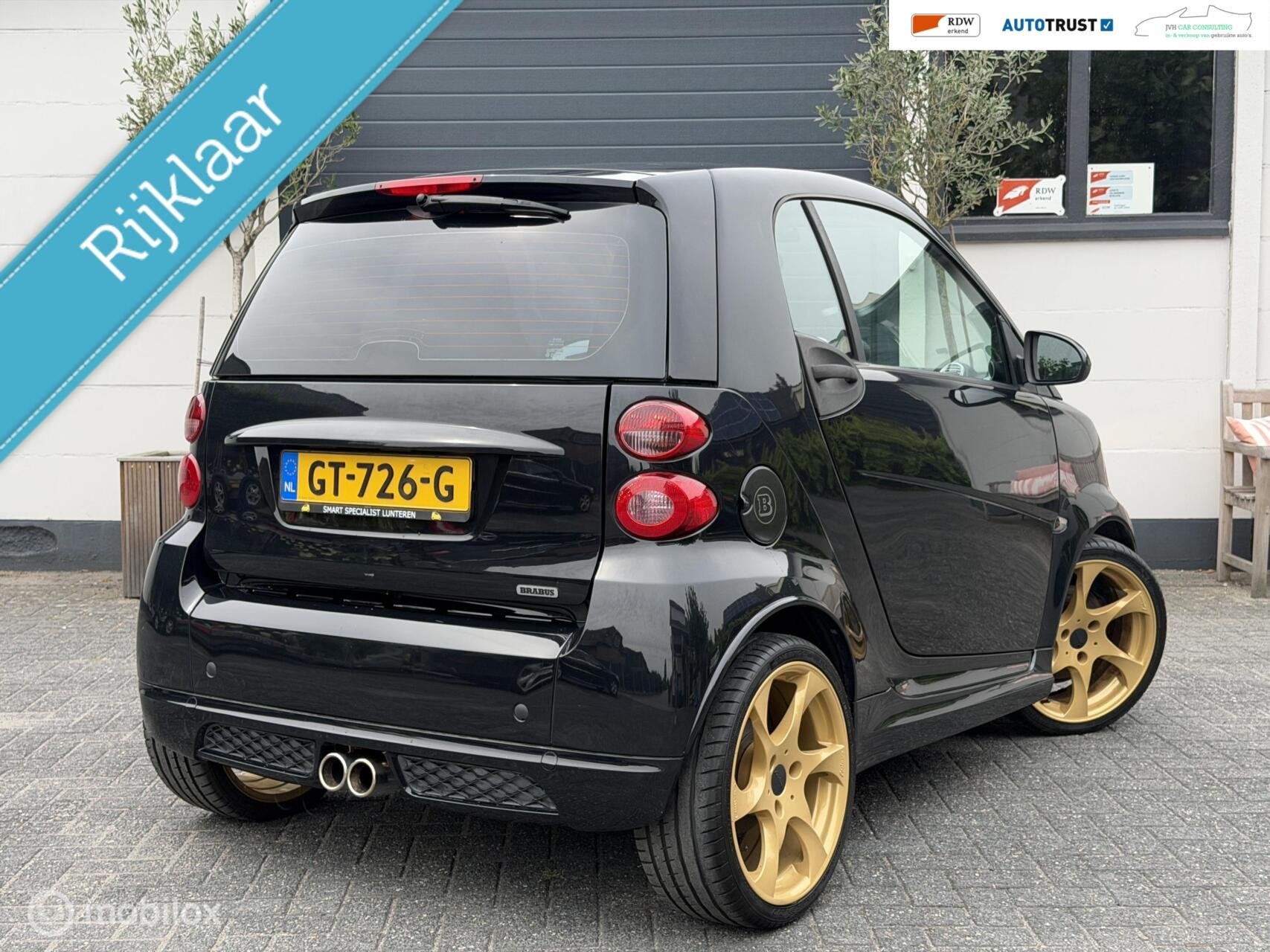 Smart Fortwo 130pk BRABUS Xclusive|RIJKLAAR|UNIEK|AC|GARANTY, Auto's, Smart, Automaat, Euro 5, Achterwielaandrijving, Gebruikt