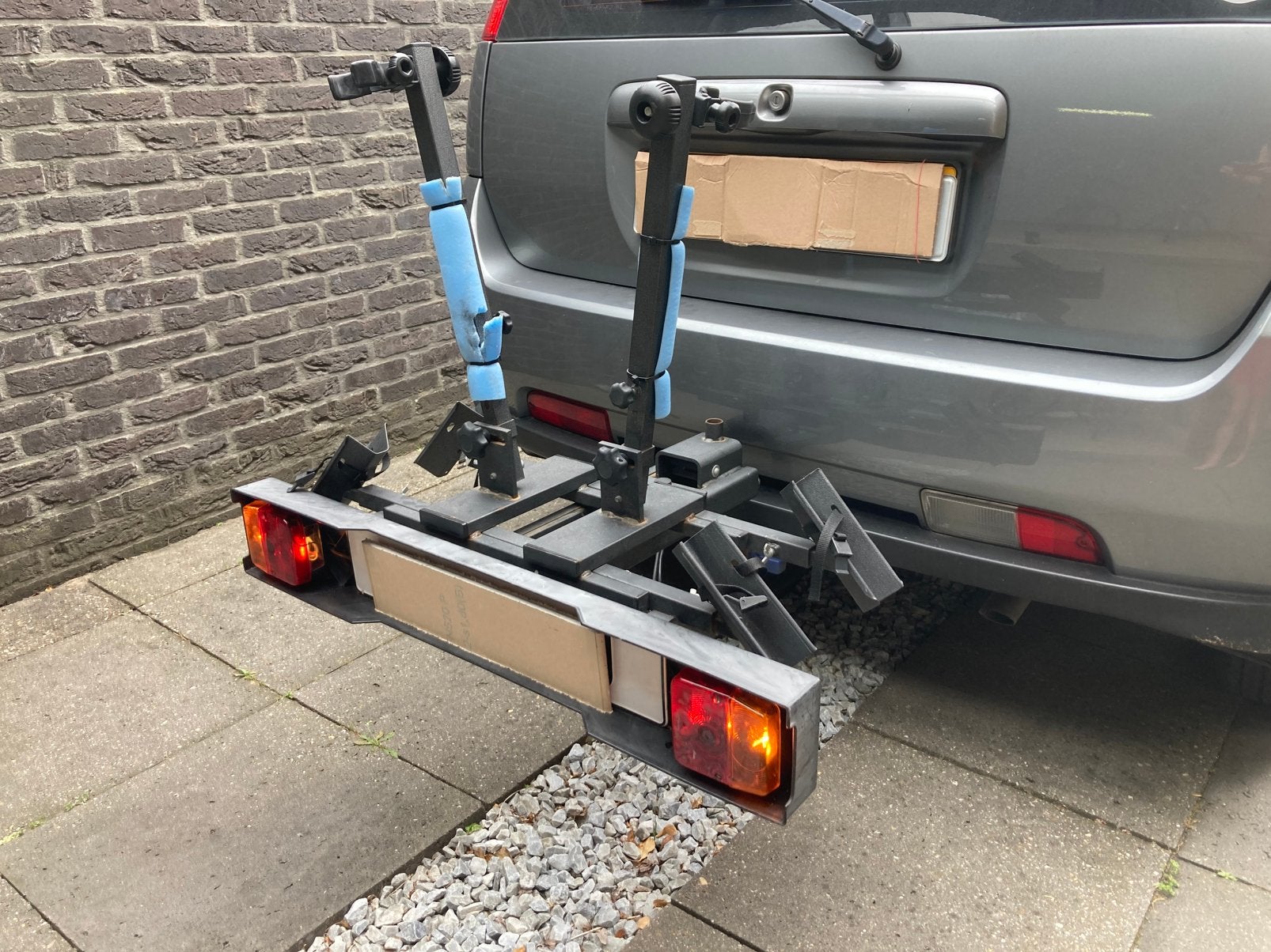 Fietsendrager tbv 2 fietsen, Auto diversen, Fietsendragers, Ophalen, 2 fietsen, Zo goed als nieuw, Trekhaakdrager
