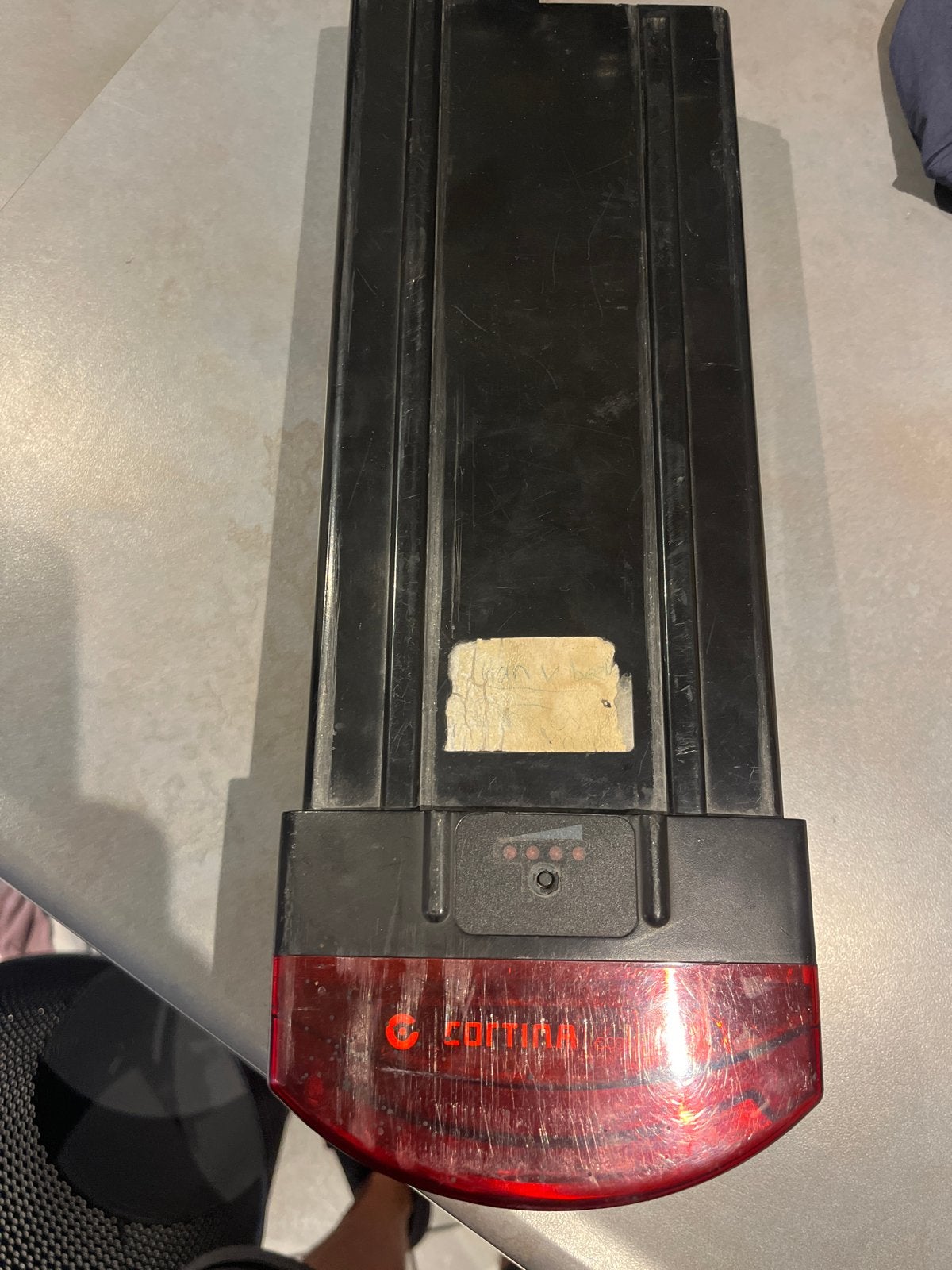 Cortina Ecomo 500 Fietsaccu - defect, Gebruikt