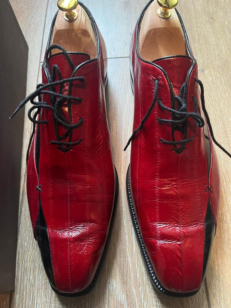 Schoenen Harris Anguila rossa maat 10 (45), Kleding | Heren, Schoenen, Overige kleuren, Ophalen of Verzenden, Zo goed als nieuw