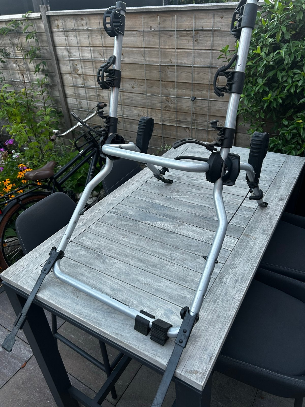 Thule ClipOn 9103 fietsendrager achterklep, Auto diversen, Fietsendragers, Ophalen, 2 fietsen, Gebruikt, Achterklepdrager