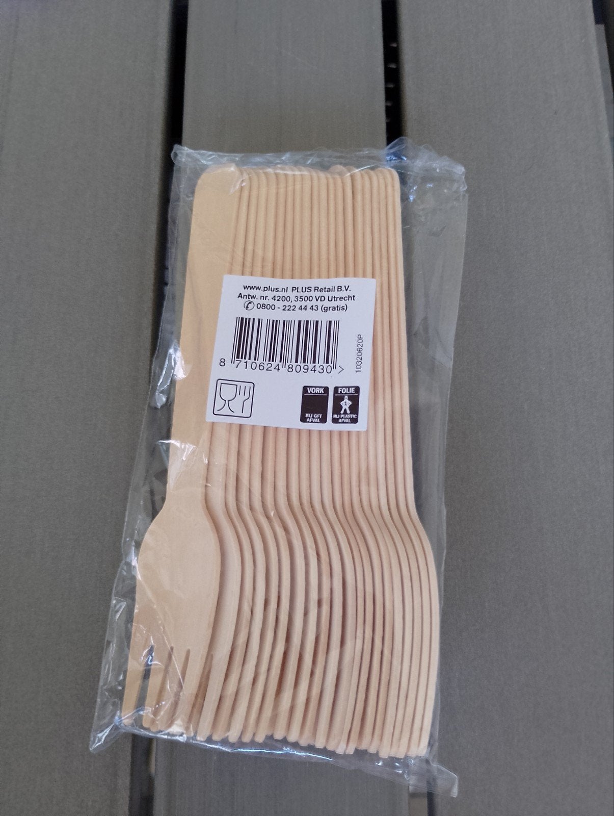 Nieuw in verpakking houten vorken, Ophalen, Nieuw