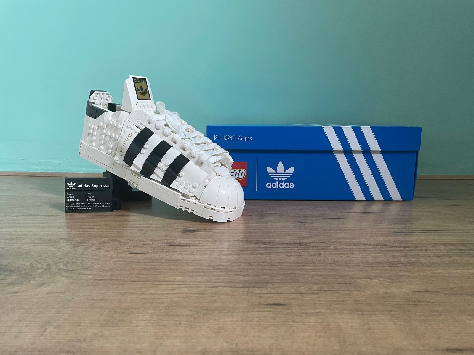 LEGO adidas Originals Superstar (10282), Lego, Ophalen of Verzenden, Zo goed als nieuw, Icons