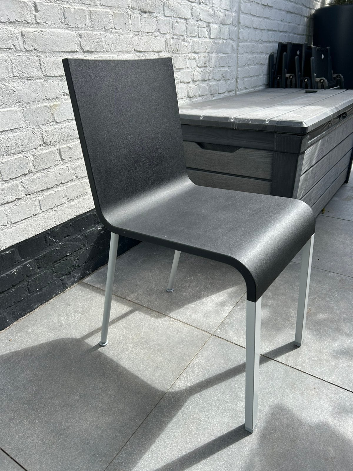 Vitra 03 stoel, Kunststof, Zwart, Ophalen of Verzenden, Zo goed als nieuw